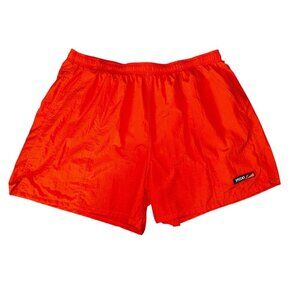 Speedo Mens XL Orange Swim Shorts Inner Mesh Lining & Drawstring Beach Pool Nice